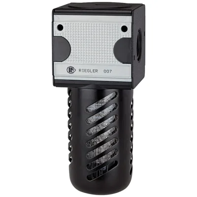 Riegler Aktivkohlefilter »multifix«, PC-Behälter, Schutzkorb, BG 3, G 1/2