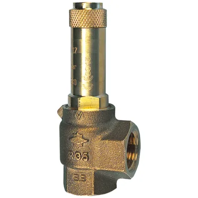 Riegler Eck-Sicherheitsventil, Sattdampf, G 1/2, Ansprechdruck 6,5 bar