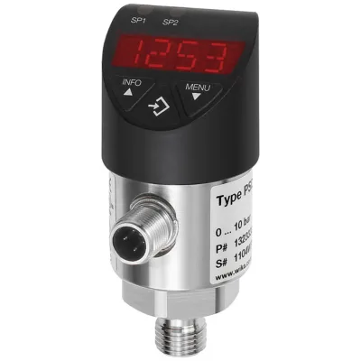 Riegler Elektr. Druckschalter, Digitalanzeige, M12x1, G 1/4, 0-400 bar