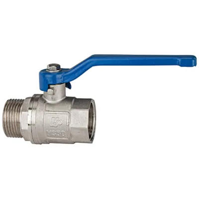 Riegler Kugelhahn »valve line«, Handhebel blau, MS vern., IG/AG, G 2
