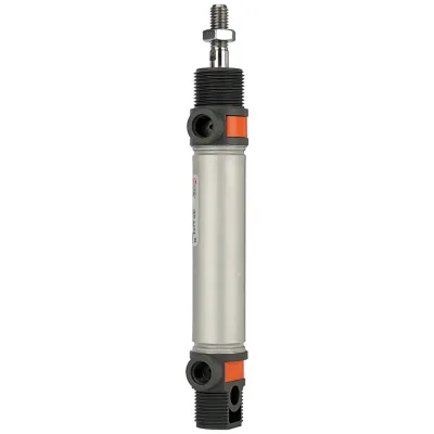 Riegler Rundzylinder TP doppeltwirk., Magnet, Kolben-Ø 25, Hub 50, G 1/8