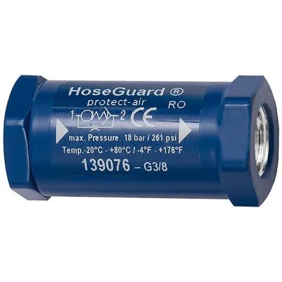 Riegler Schlauchbruchsicherung »Hose Guard«, Alu / Alu, G 3/4 IG/IG