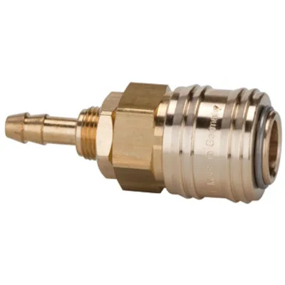 Riegler Schnellverschlusskupplung NW 7,2, MS blank, Tülle LW 8, M12x1