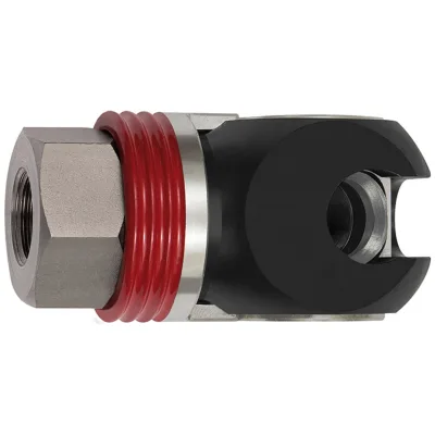 Riegler Schwenk-Sicherheitskupplung NW 11, ISO 6150 C, Stahl, G 1/2 IG