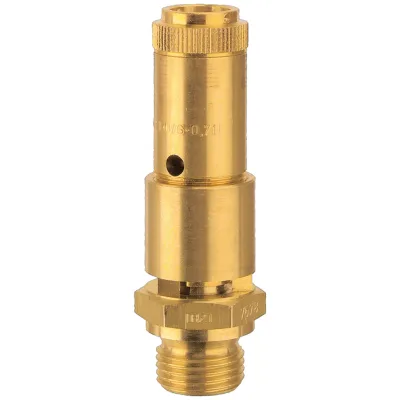 Riegler Sicherheitsventil DN 10, Messing, G 1/2, Ansprechdruck 0,9 bar