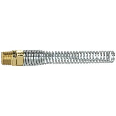Riegler Starre Verschraubung, Knickschutzfeder, G 3/8, Schlauch-Ø 12x9