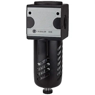 Riegler Vorfilter »multifix« PC-Behälter, Schutzkorb, 0,3 µm, BG 3, G 1/2