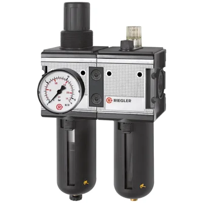 Riegler Wartungseinheit 2-tlg. »multifix«, PC-Beh., Schutzkorb, BG 4, G 1