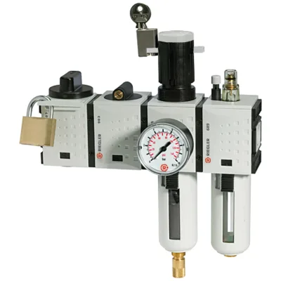 Riegler Wartungsstation SAFETY »FUTURA«, KH-AV-2-tlg.-WE, HA, BG 2, G 3/8