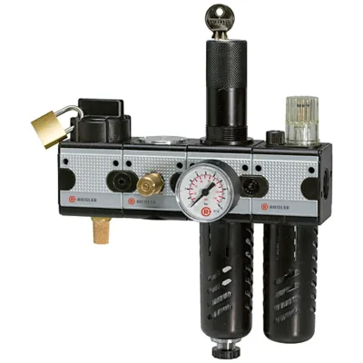 Riegler Wartungsstation SAFETY »multifix«, KH-AV-2-tlg.-WE, HA, BG3, G1/2