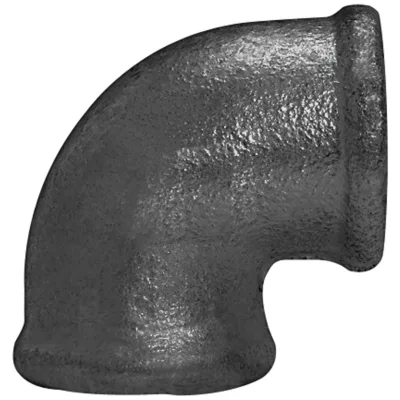 Riegler Winkel 90, 90°, Rp 2 i., Rp 2 i., Temperguss schwarz