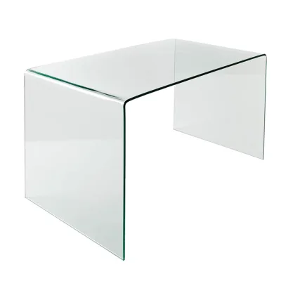 riess-ambiente Schreibtisch FANTOME - 120cm transparent Esstisch Ganzglastisch