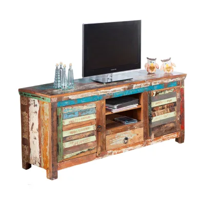 riess-ambiente TV-Board JAKARTA - 150cm bunt Massivholz