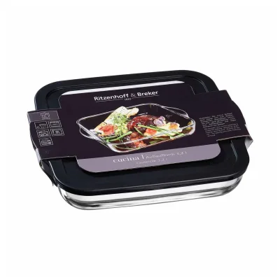 Ritzenhoff & Breker Auflaufform mit Frischhaltedeckel Cucina 3,2 Liter