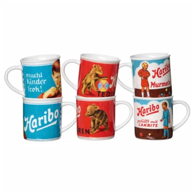 Ritzenhoff & Breker Becher Retro Haribo 380 ml 6er Set