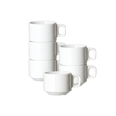 Ritzenhoff & Breker Espressotassen Bianco 85 ml 6er Set