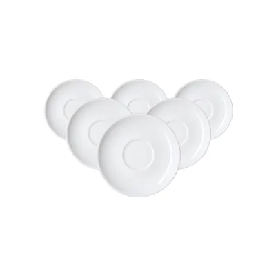 Ritzenhoff & Breker Espressountertassen Bianco ø 11 cm 6er Set