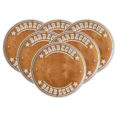 Ritzenhoff & Breker Grillteller Rusty ø 32 cm 6er Set