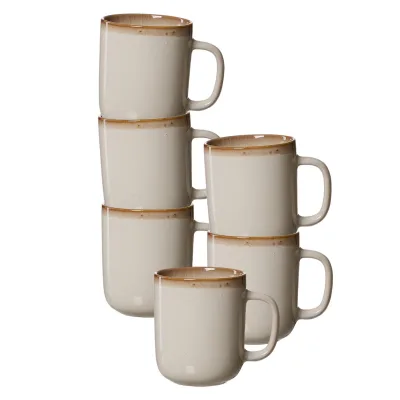 Ritzenhoff & Breker Henkelbecher Malaga 380 ml 6er Set