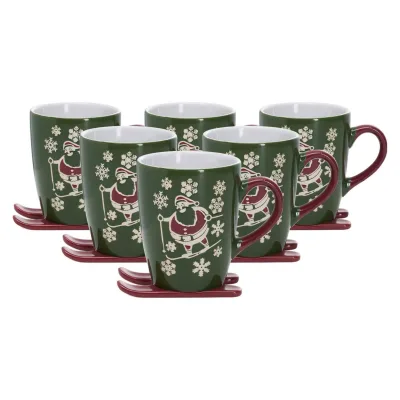 Ritzenhoff & Breker Kaffeebecher auf Ski Whistler 340 ml 6er Set