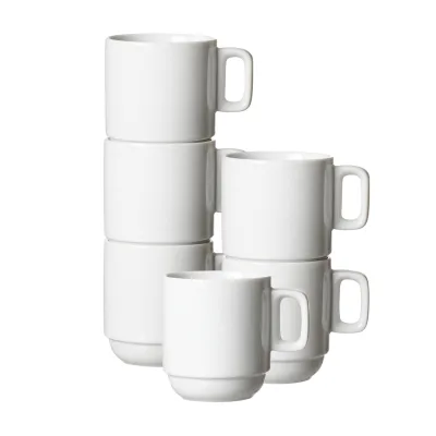 Ritzenhoff & Breker Kaffeebecher Bianco 245 ml 6er Set