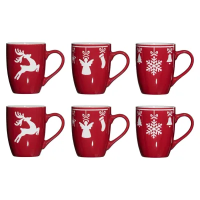 Ritzenhoff & Breker Kaffeebecher Navidad 360 ml 6er Set