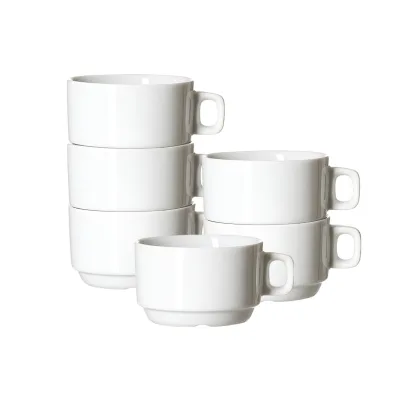 Ritzenhoff & Breker Kaffeetassen Bianco 190 ml 6er Set