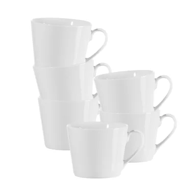 Ritzenhoff & Breker Kaffeetassen Bianco Conico 180 ml 6er Set