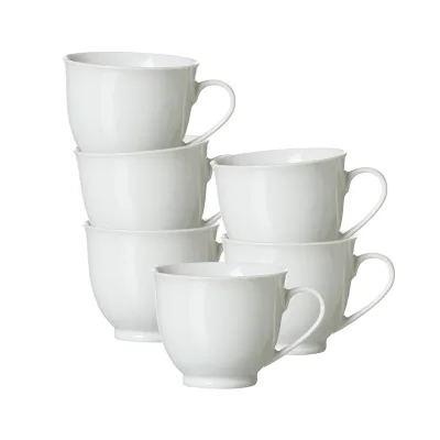Ritzenhoff & Breker Kaffeetassen Bianco Rondo 180 ml 6er Set
