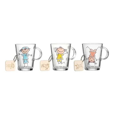 Ritzenhoff & Breker Kinderbecher mit Schlüsselanhänger Best Friends 290 ml 3er Set