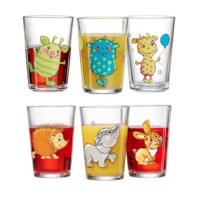 Ritzenhoff & Breker Kindergläser Monsterchen Waldtiere 205 ml 6er Set