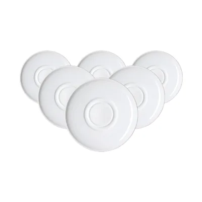 Ritzenhoff & Breker Kombi-Untertassen Bianco ø 15,5 cm 6er Set