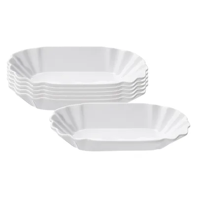 Ritzenhoff & Breker Pommes-Schalen Bianco 20 x 12 cm 6er Set