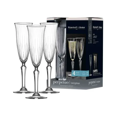 Ritzenhoff & Breker Sektgläser Perpetuo 190 ml 4er Set