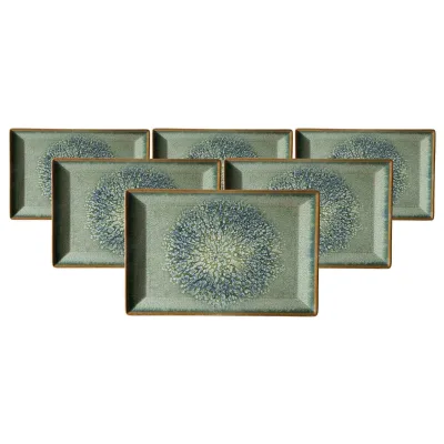 Ritzenhoff & Breker Servierplatten Verde 34 x 23 cm 6er Set