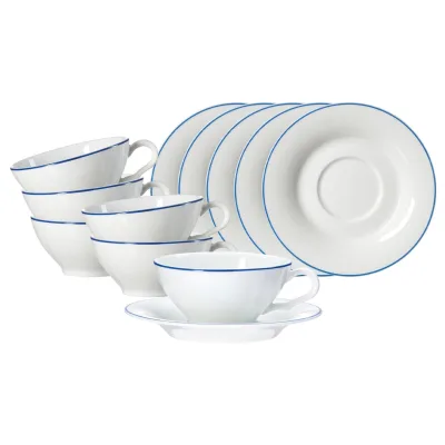 Ritzenhoff & Breker Teetassen mit Untertassen Ostfriese 100 ml 6er Set