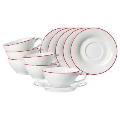 Ritzenhoff & Breker Teetassen mit Untertassen Ostfriese 100 ml 6er Set