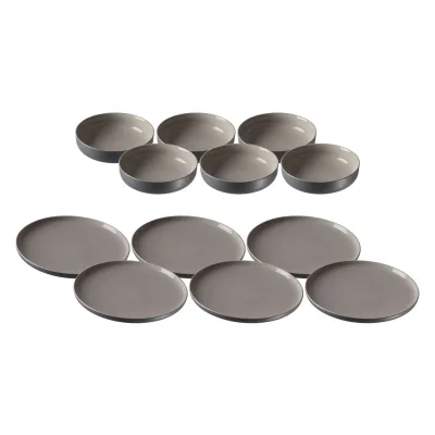 Ritzenhoff & Breker Teller und Schalenset Jasper 12er Set