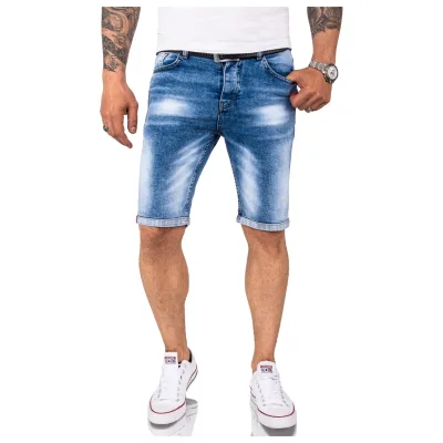 Rock Creek Shorts Jeansshorts Blau Regular Fit