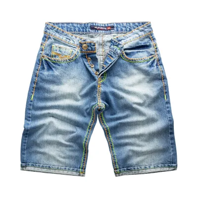 Rock Creek Shorts Jeansshorts dicke Naht Regular Fit