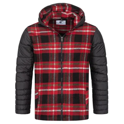 Rock Creek Winterjacke Kariert Regular Fit