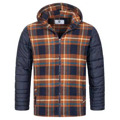 Rock Creek Winterjacke Kariert Regular Fit