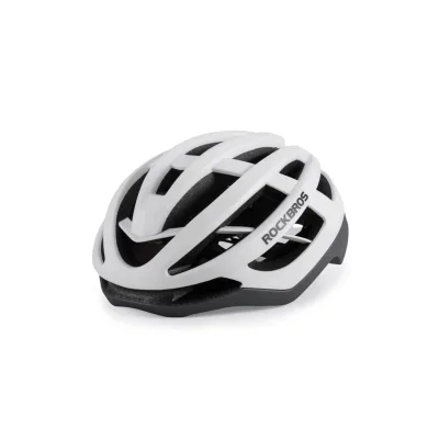 Rockbros HC-58 Fahrradhelm aerodynamisch Belüftung L Grau / Weiß