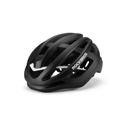 Rockbros HC-58BK- Fahrradhelm aerodynamisch Belüftung M Schwarz / Grau