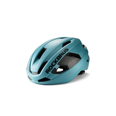 Rockbros LK-15 Carbonfaser-Fahrradhelm 58-62 cm Hellblau