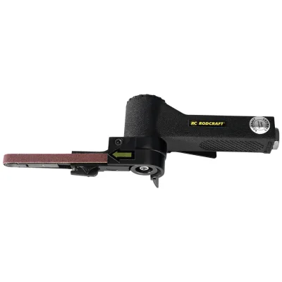 Rodcraft Druckluft-Bandschleifer RC7155, Schleifband 330 x 10 mm, 300 W, Drehzahl 18000 U/min, inkl. 3 Schleifbänder (80, 100, 200),