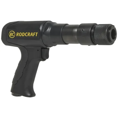 Rodcraft Druckluft-Meißelhammer, RC5195, Hex 11 mm, vibrationsgedämpft, 12 J Schlagkraft, 2100 Schläge/min, 2 kg Gewicht, für 11 mm Meißel