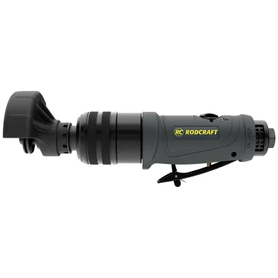 Rodcraft Druckluft-Trennschleifer RC7199, Trennschneider mit flexiblem Kopf (3 Positionen: gerade, 25° nach oben/unten), 75 mm, 16000 U/min, 440 W, oh