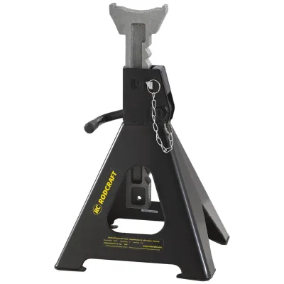 Rodcraft Unterstellböcke, Abstützböcke, Traglast 3 Tonnen, 2 Stk./ 1 Paar, Höhe (Min/Max): 300 mm/ 455 mm, Hub 155 mm, Gewicht 3.0 kg, optimal für Wer