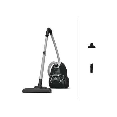 ROWENTA RO3945 Compact Power Bodenstaubsauger (750 Watt, 8,8 m Aktionsradius, 3 l Beutelinhalt, Permanent-Filter, elektronische Saugkraftregulierung, Ergo-Komfort-Griff)